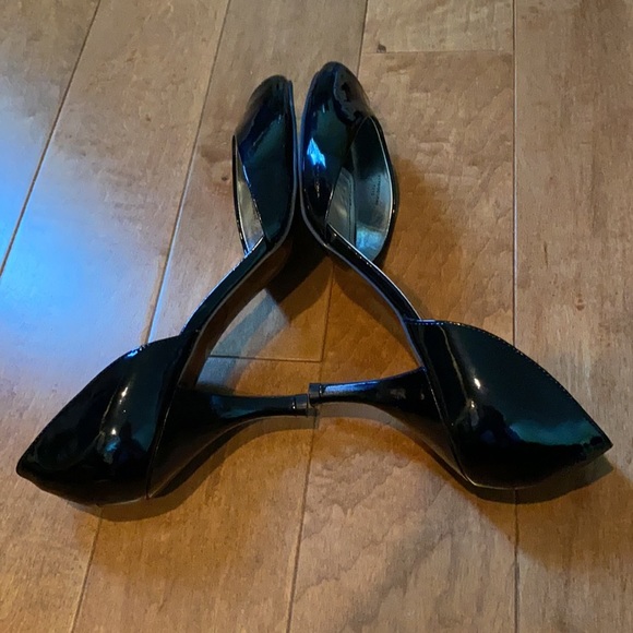Zara Patent Leather Black Shoe Sz 39 - Picture 5 of 11